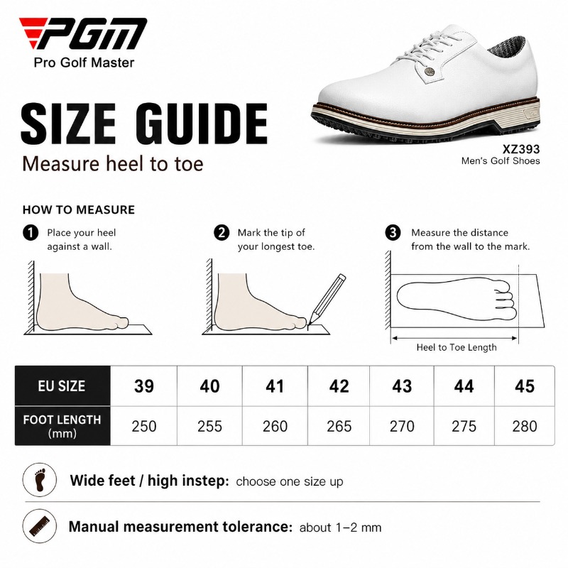 PGM メンズ 防水ゴルフシューズ アンチスリップ マイクロ - Men Shoes Eu To Us Size のレビューと価格